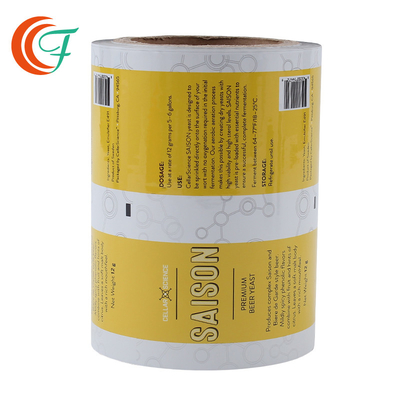 Piatto laminato saldabile a caldo del film di rotolo che lava il chiaro pacchetto di alluminio del rotolo di film della bustina liquida