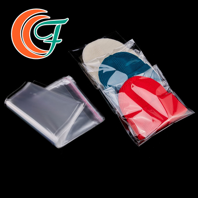 Sacchetto di plastica respirabile flessibile OPP del cappello della borsa trasparente della maglietta