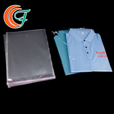 Abbigliamento biancheria intima sacchetto di imballaggio OPP alto trasparente T-shirt auto sigillabile
