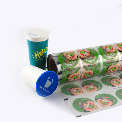Filtro di imballaggio a tenuta termica a rotoli di pellicola di plastica per coppe PET PE PP multiuso