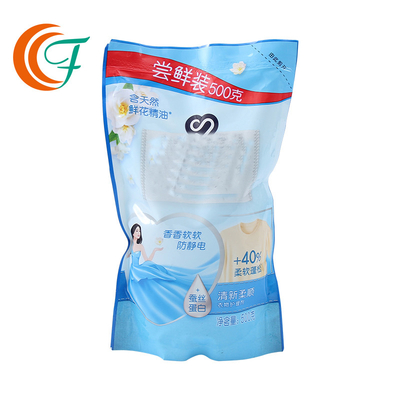 Anti-statico PET PE Stand Up pouch per detergente da lavanderia polvere di plastica personalizzata