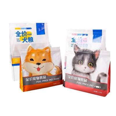Stampa in gravura sacchetto per alimenti per animali da compagnia Zipper Top Stand Up Pouch Matte Sacchetti di imballaggio in plastica