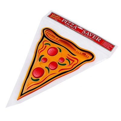 Tasse di pizza facile da trasportare Tasse di plastica chiudibili di nuovo Tasse di imballaggio trasparenti per alimenti